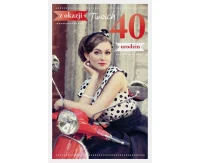 Birthday Card 40th Birthday, Vintage, 13x20,5 cm